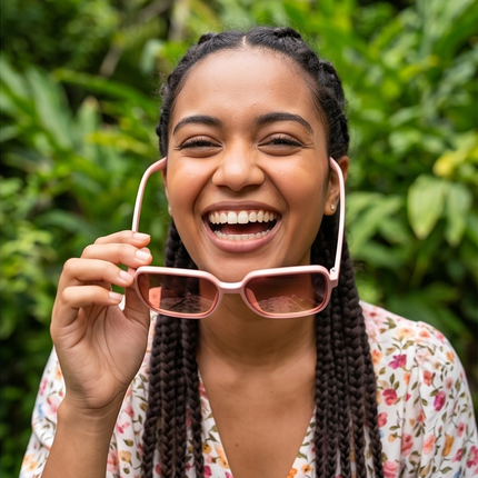 Purple Sunset – Lunettes Dégradé Violet & Rose