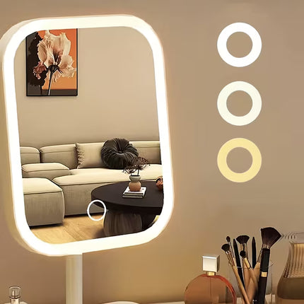 LumiGlow – Miroir LED Rechargeable