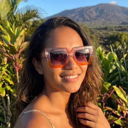 Twilight Purple – Lunettes Dégradé Violet & Orange