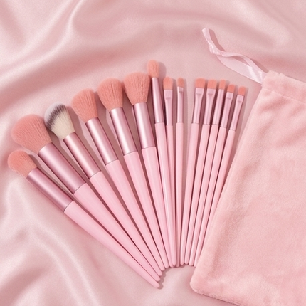 SmoothBrush – Ensemble 13 Pinceaux (Hypoallergéniques, Nylon & ABS)