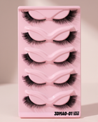 Faux Cils Effet Naturel Wispy – Demi-Longueur & Finition douce vison look