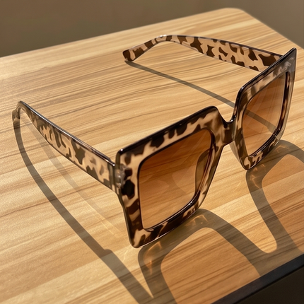 Tortoise Glam – Lunettes Marron Tortoise