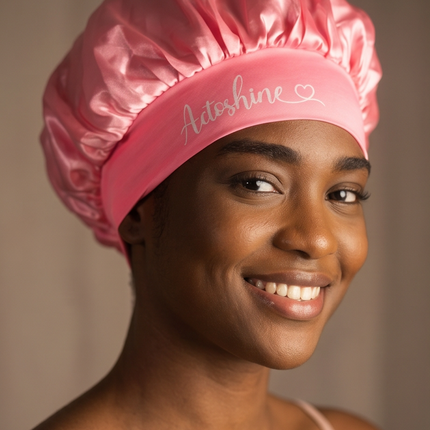 Nuit Royale – Bonnet de Soin SIGNATURE Actoshine — Satin & Polyester