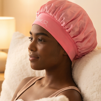 Nuit Royale – Bonnet de Soin SIGNATURE Actoshine — Satin & Polyester