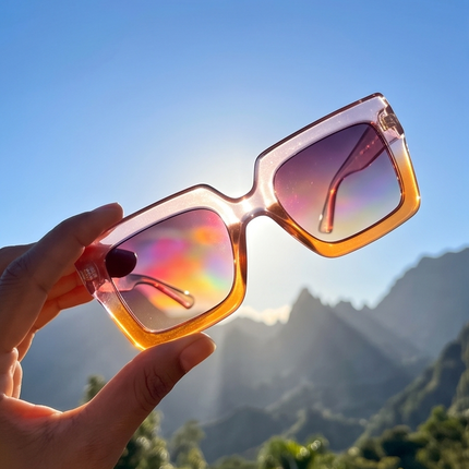 Twilight Purple – Lunettes Dégradé Violet & Orange