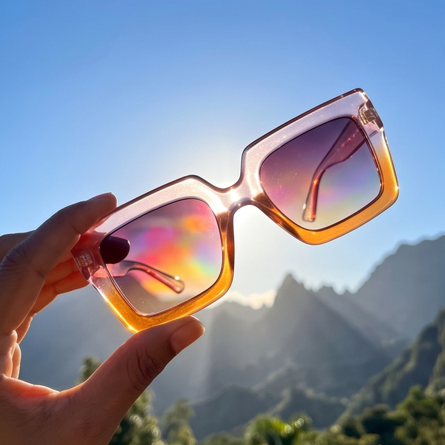 Twilight Purple – Lunettes Dégradé Violet & Orange