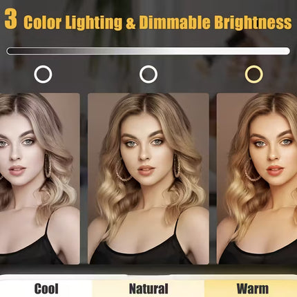 LumiGlow – Miroir LED Rechargeable