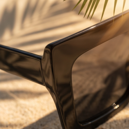 Obsidian Edge – Lunettes Noires Carrées