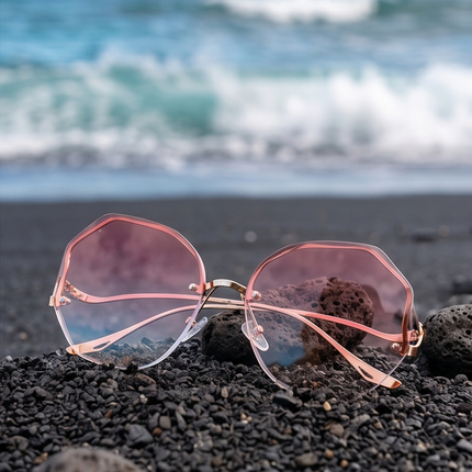 Lunettes de Soleil Femme – Style Vintage Carré Iconique Élégante