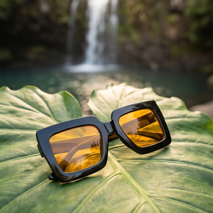 Amber Vision – Lunettes Jaune Foncé