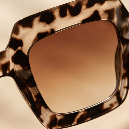 Tortoise Glam – Lunettes Marron Tortoise