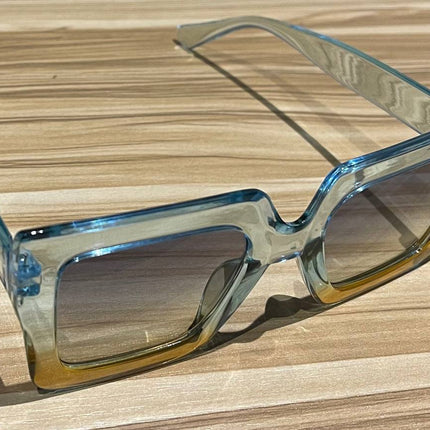 Sky Blend – Lunettes Dégradé Bleu & Jaune