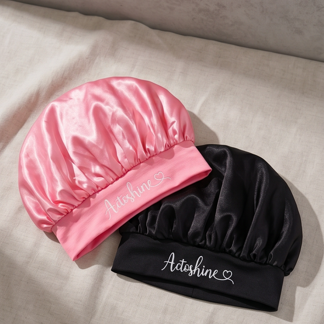 Nuit Royale – Bonnet de Soin SIGNATURE Actoshine — Satin & Polyester