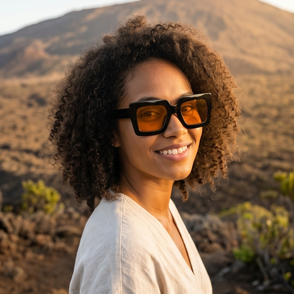 Amber Vision – Lunettes Jaune Foncé