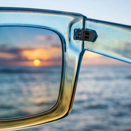 Sky Blend – Lunettes Dégradé Bleu & Jaune