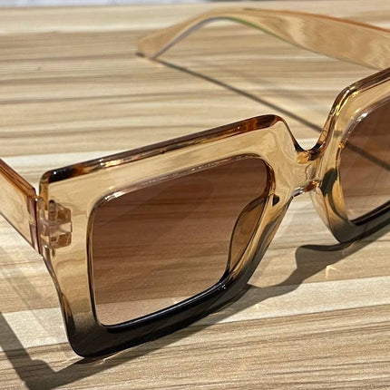 Golden Frame – Lunettes Marron & Doré