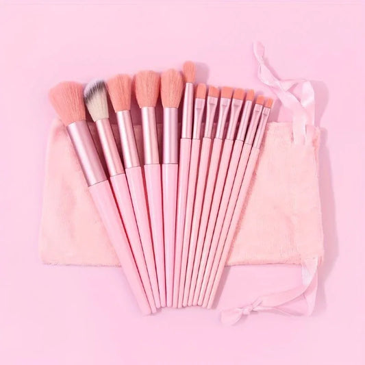 SmoothBrush – Ensemble 13 Pinceaux (Hypoallergéniques, Nylon & ABS)