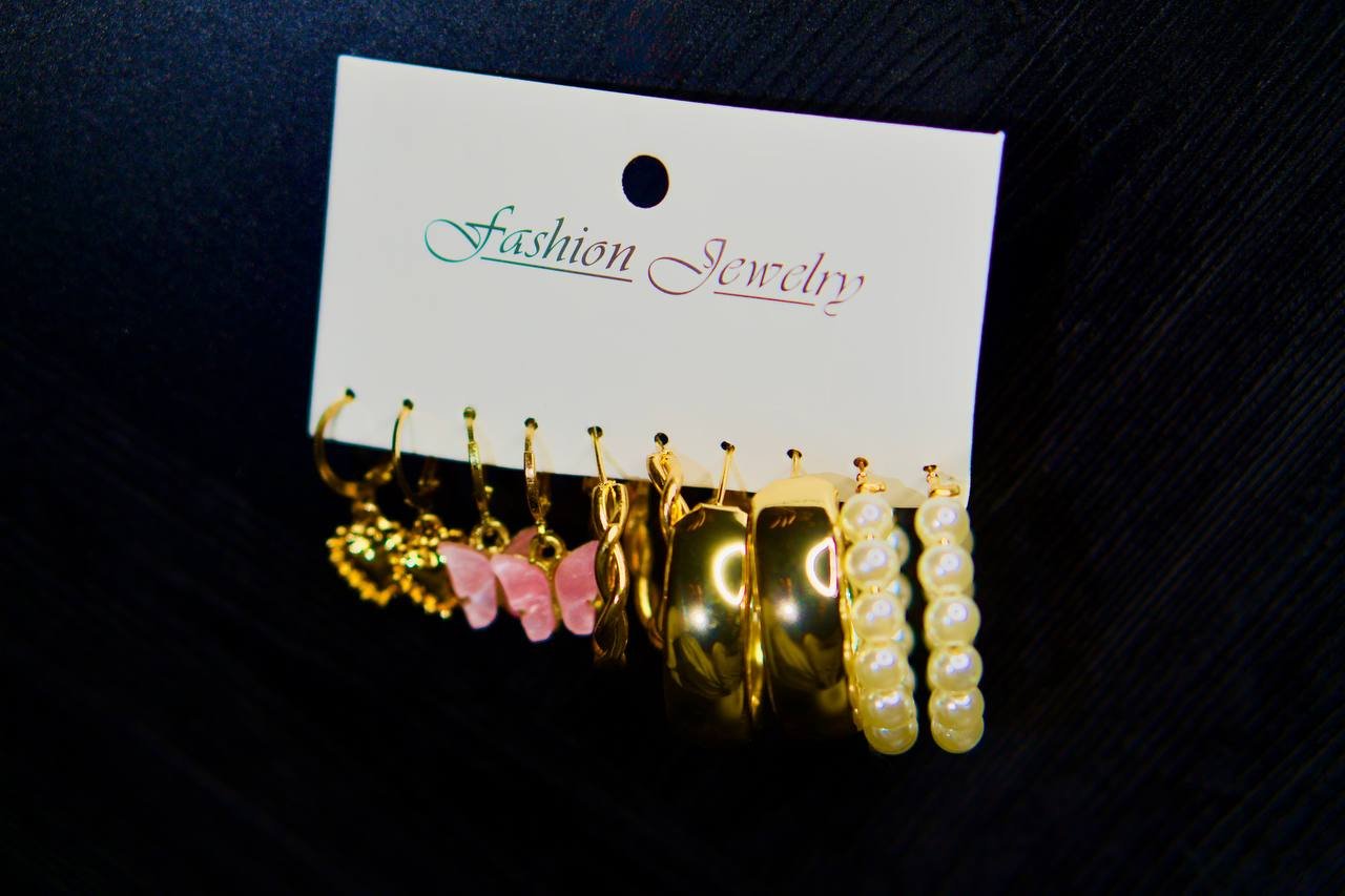 Megan | Boucle d'oreille - 5 paires