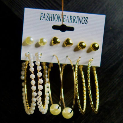 Calie | Boucle d'oreille - 6 paires