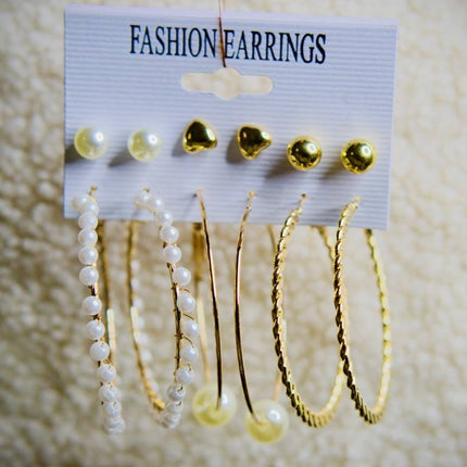 Calie | Boucle d'oreille - 6 paires