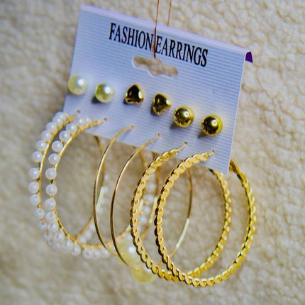 Calie | Boucle d'oreille - 6 paires