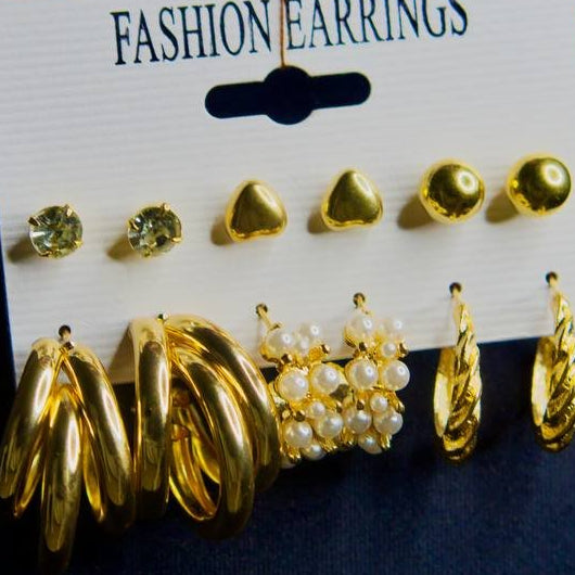 Maëlys | Boucle d'oreille - 6 paires