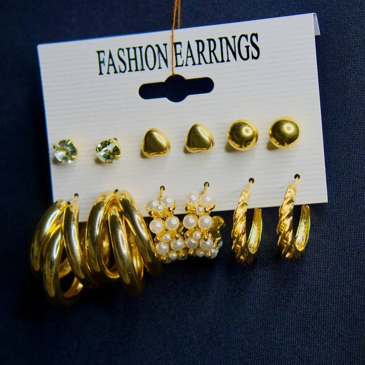 Maëlys | Boucle d'oreille - 6 paires