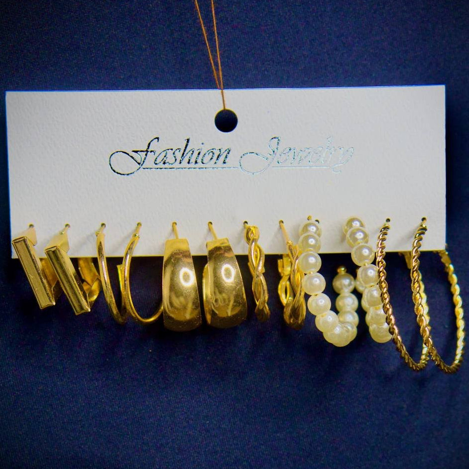 Cendrillon – Lot de 6 paires de boucles d’oreilles