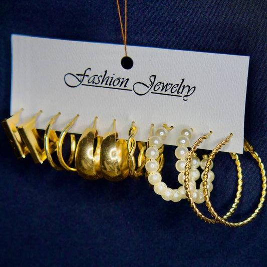 Cendrillon – Lot de 6 paires de boucles d’oreilles