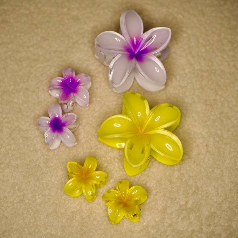 BloomClip – Épingles à Cheveux Fleur - 2 Tailles / 2 Coloris