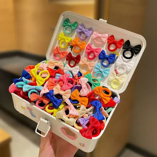 Sweet Bow – Lot de 14 Petits Nœuds Colorés