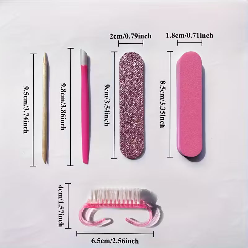 Nail Hero – Kit Manucure & Pédicure 5 pièces