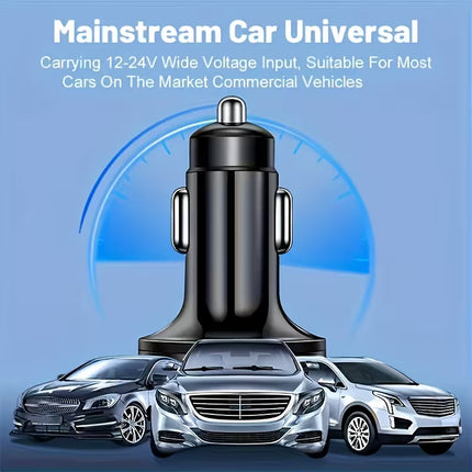 PowerDrive 4 – Chargeur Voiture 4 Ports Rapide PD & QC3.0