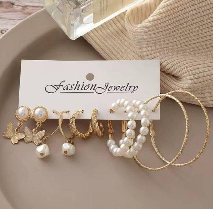 Giulia | Boucle d'oreille - 5 paires - Actoshine Réunion 