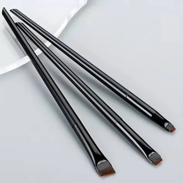 Set de 3 Pinceaux Précision – Eyeliner, Sourcils & Ombre à Paupières