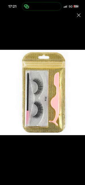 Faux cils 5 - Gris