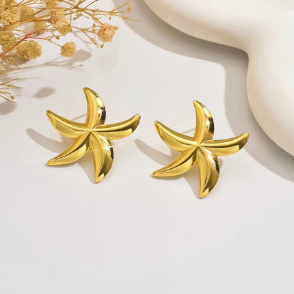 Stella | Boucle d'oreille pour femme - Etoile de mer - Design fine