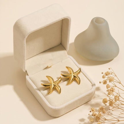 Stella | Boucle d'oreille pour femme - Etoile de mer - Design fine