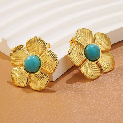 Camélia | Boucle d'oreille tendance - Femme des îles