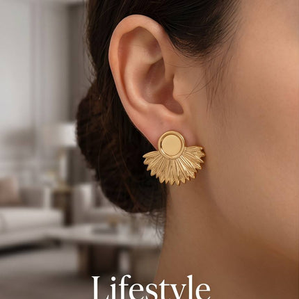 Eloria | Boucle d'oreille pour femme - Moderne & Détaillé