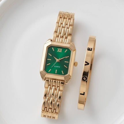 Divéa | Ensemble de Montre & Bracelet pour femme - Chic, Décontracté & Love - 3 Coloris