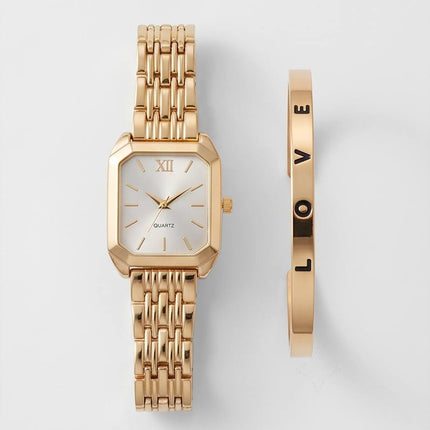 Divéa | Ensemble de Montre & Bracelet pour femme - Chic, Décontracté & Love - 3 Coloris