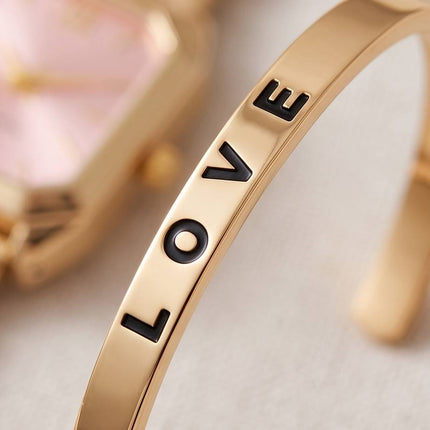 Divéa | Ensemble de Montre & Bracelet pour femme - Chic, Décontracté & Love - 3 Coloris