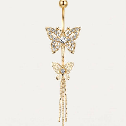 Kaélya | Piercing nombril - Papillon Chic & Élégante