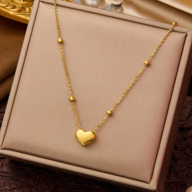 Lyssia | Collier pour femme en forme de cœur -  Féminine & Élégante
