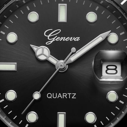 Geneva Emilio | Montre en acier pour homme - Design absolu