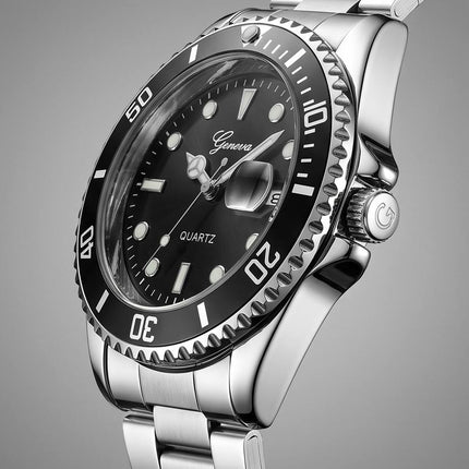 Geneva Emilio | Montre en acier pour homme - Design absolu