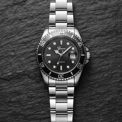 Geneva Emilio | Montre en acier pour homme - Design absolu