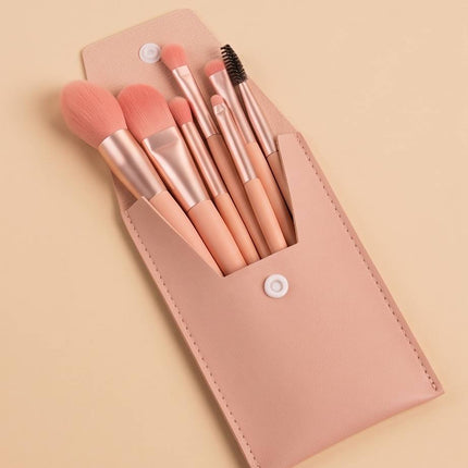 Liora | Lot de 8 pinceaux de maquillage - Fibre artificiel