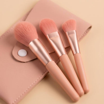 Liora | Lot de 8 pinceaux de maquillage - Fibre artificiel